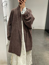 Mutedance 24 Autumn and Winter Cardigan Jacket Series MD-MD24FW10-BROWN MD24FW10 MD24FW11